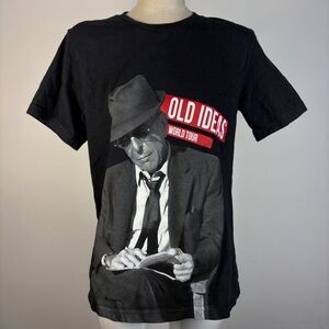 ❤️ Leonard Cohen Old Ideas 2012 World Tour Black T-Shirt M